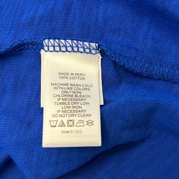 1. STATE Drawstring Sleeve Top in Cobalt Blue - Picture 5 of 5